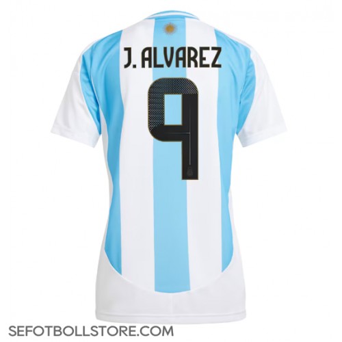 Argentina Julian Alvarez #9 Replika Hemmatröja Dam Copa America 2024 Kortärmad